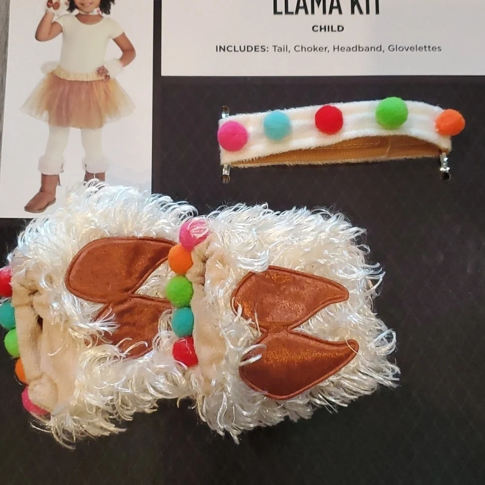Llama Costume/Kit 5 Piece Set